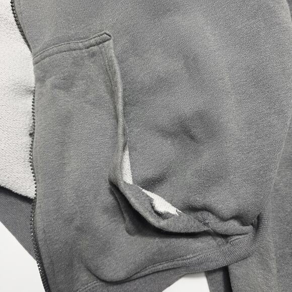 Vintage Polaris Full Zip Hoodie Men's XL Pure Polaris Loose Fit Distressed - Picture 8 of 8